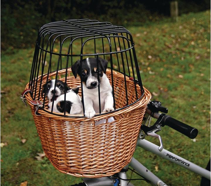 Actual product image Trixie Bicycle basket with grid (Dog, Reflectors)