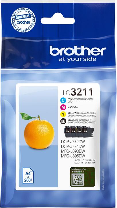Produktbild Brother LC-3211 Value Pack (M, BK, C, Y)