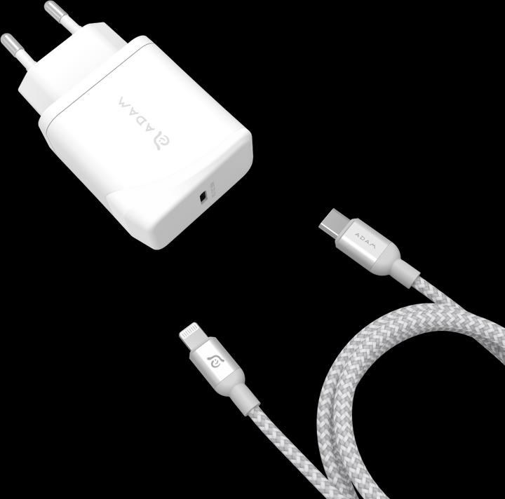 Produktbild Adam Elements OMNIA F1 | Weiss | Lightning Schnelllade-Kit (18 W)