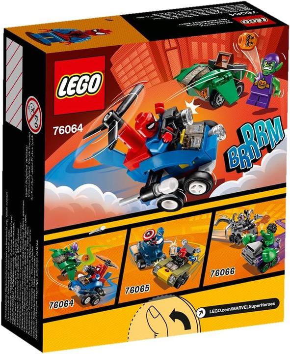 Image du produit LEGO Marvel Super Heroes Mighty Micros: Spider-Man contre le Bouffon Vert (76064, LEGO Marvel)