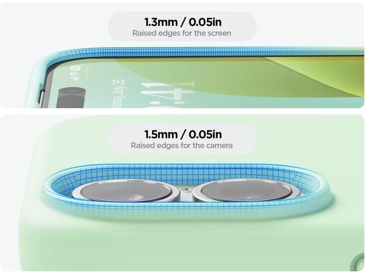 Image du produit Screenguard Etui en silicone liquide (Apple iPhone 16)