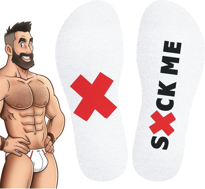 Actual product image Sneakxx Suck Me" socks (39 - 45)