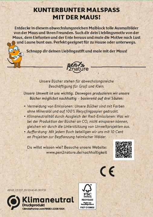 Produktbild Mein kleiner Maus-Malblock