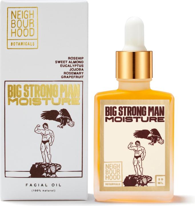 Image du produit Neighbourhood Botanicals Huile pour le visage Big Strong Man Moisture Mans (30 ml, Huile visage)