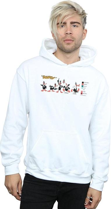 Produktbild Looney Tunes Daffy Duck Colour Code Kapuzenpullover (4XL)