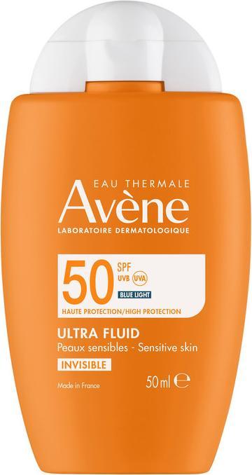 Avène Ultra Fluid Invisible (Sonnencreme Gesicht, SPF 50, 50 ml, 68 g)