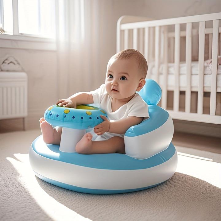 Produktbild Activity Board 1 Stück Aufblasbarer Liegestuhl für Kleinkinder - tragbarer Lernsitz, ideal für Baby-Shows