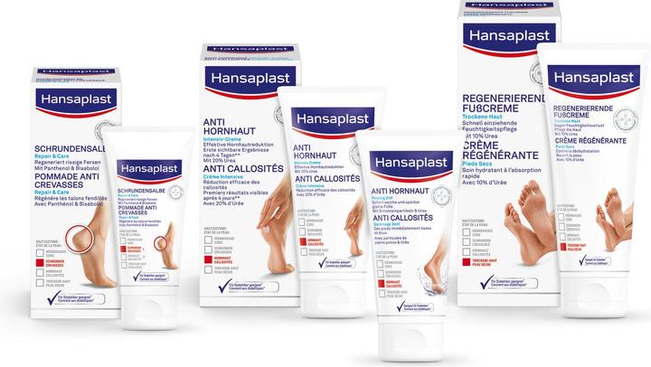 Immagine prodotto Hansaplast Crema piedi rigenerante con 10% di Urea Tb 100 ml (Crema piedi e gel piedi, 100 ml)