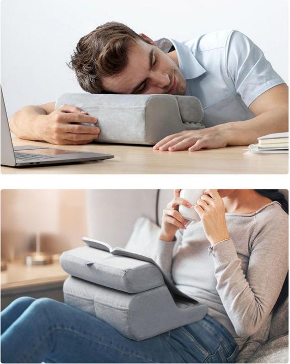 Actual product image Ugreen velor foldable tablet phone stand gray (60646 LP473)
