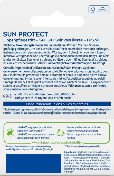 Produktbild Labello Sun Protect (Pflegestift)