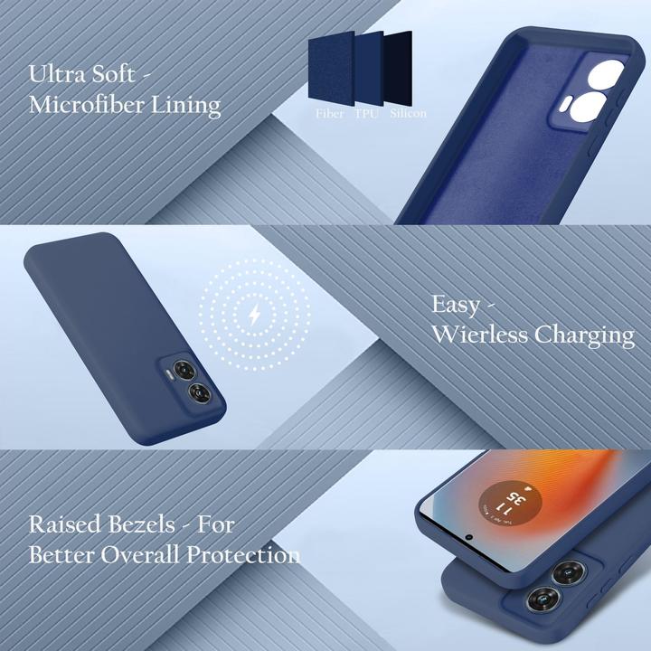 Produktbild Cadorabo Hülle für Motorola Moto Edge 50 Fusion im Liquid Case Design (Motorola Edge 50)