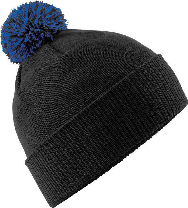 Vivid royal blue, Black