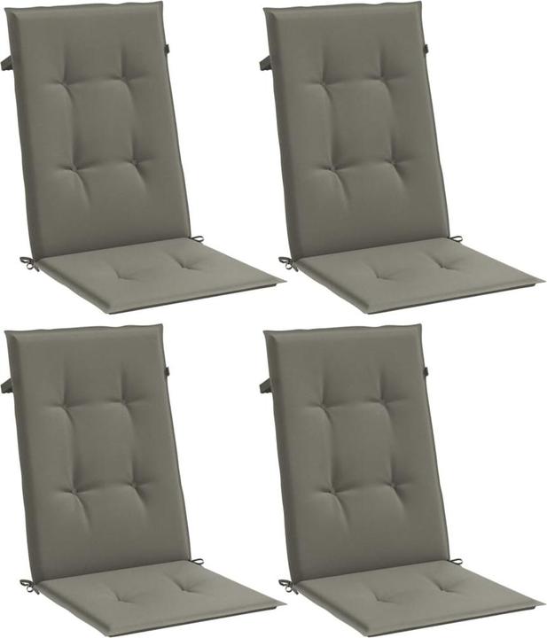 Immagine prodotto VidaXL Cuscini dello schienale alto 4 pezzi in tessuto (120 x 50 x 4 cm)