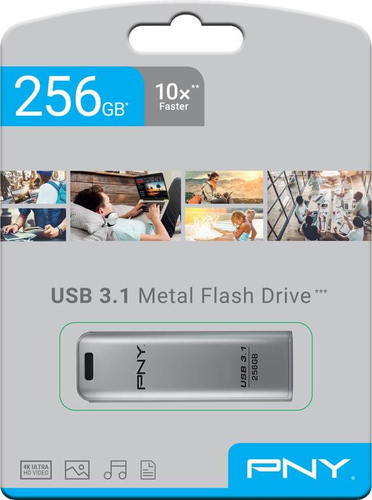 Immagine prodotto PNY Elite Steel (256 GB, USB-A)
