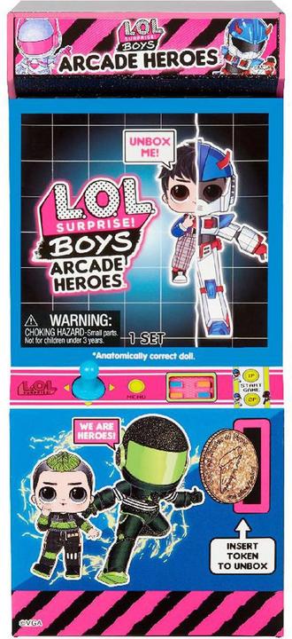 Actual product image L.O.L. Surprise! Boys Arcade Heroes Mini Pop