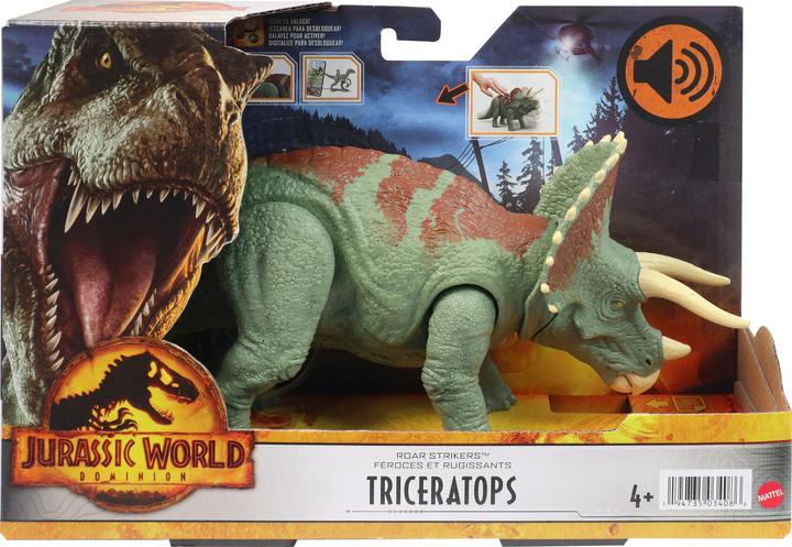 Produktbild Mattel GmbH JURASSIC WORLD Figur Roar Roar Strikers sortiert