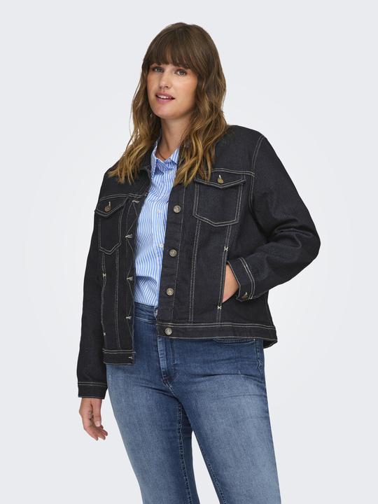 Immagine prodotto Only Polsini con colletto a scomparsa e giacca con bottoni in denim (54)