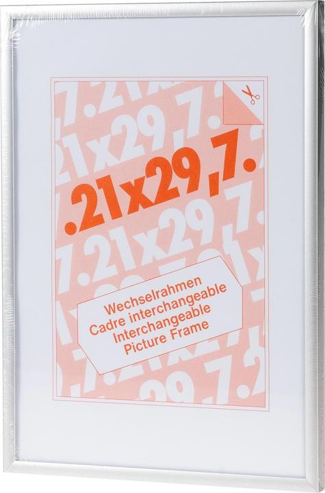 Produktbild Debex Alu-Wechselrahmen - silber matt (21 x 30 cm)