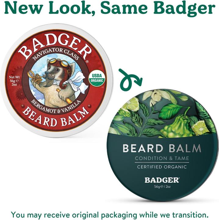Actual product image Badger Beard Balm - Navigator Class Man Care (60 ml)