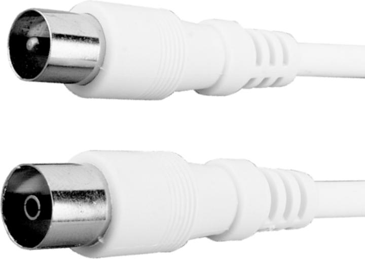 Actual product image Televes Preisner TAK90100G 10m IEC White Coaxial Cable (90 dB, Antenna cable)
