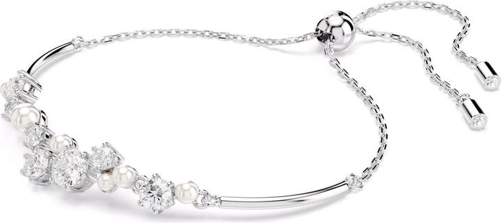 Produktbild Swarovski Constella Armreif Kristallperle Rundschliffe Weiss (24 cm, Swarovski Metall)