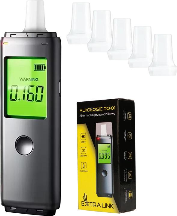 Immagine prodotto Extralink Alkologic PO-01 | Halbleiter-Alkoholtester |