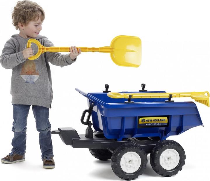 Immagine prodotto Falk Toys Trattore per bambini XXL con rimorchio