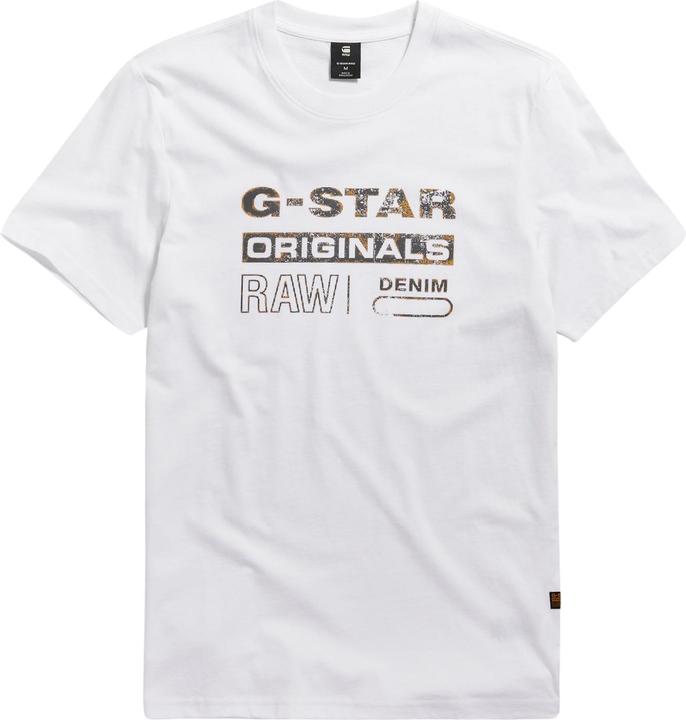 Actual product image G-Star G- Star T-Shirt DISTRESSED ORIGINALS SLIM Kurzarmshirt (XXL)