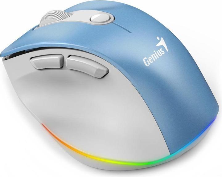 Image du produit Genius Ergo 9000S Pro/Ergonomická/Optická/Pro praváky/2 400 DPI/Bezdrátová USB + Bluetooth/Světle mo (Sans fil)