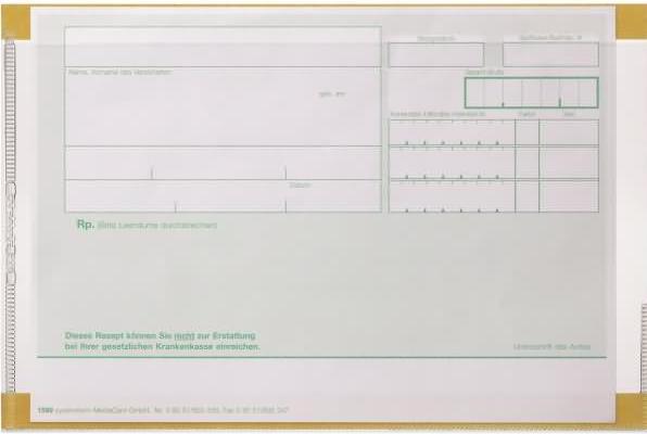 Actual product image Durable Self-adhesive pockets, for A6, 100 pieces self-adhesive reverse side
