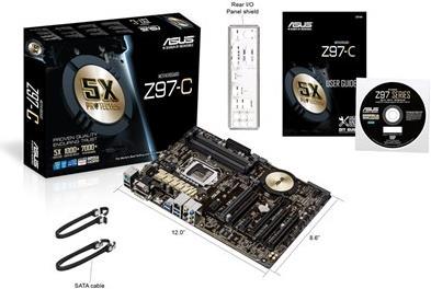 Produktbild ASUS Z97-C (LGA 1150, Intel Z97, ATX)