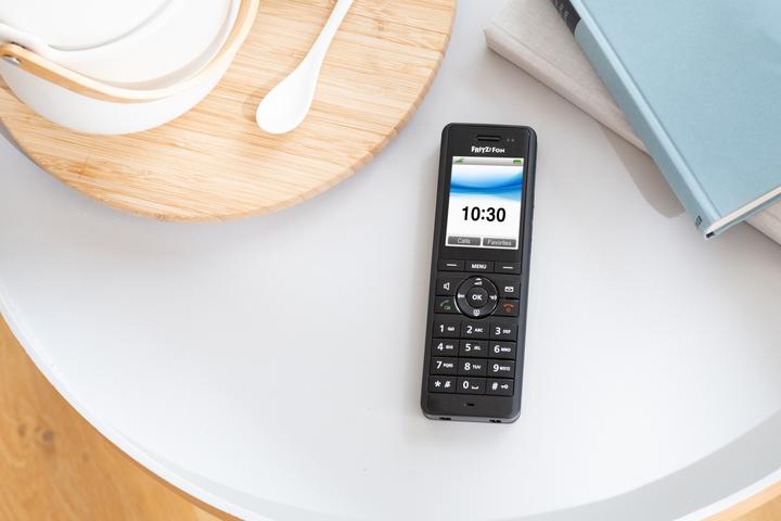 Image du produit AVM FRITZ!Fon 20003009, Téléphone DECT, Combiné sans fil, Haut-parleur, 100 entrées, Identification de l
