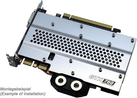 Produktbild Watercool HEATKILLER® GPU Backplate GTX 760