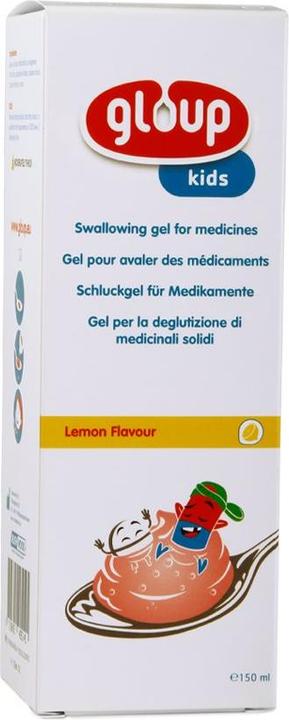 Actual product image Gloup Kids Schluck Gel für Medikamente Zitrone