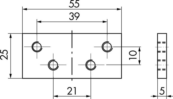 Actual product image Dormakaba Mounting plate for ITS 96 / 96 FL