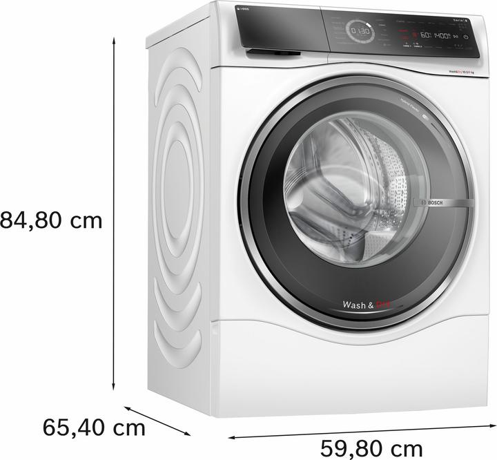 Actual product image Bosch Hausgeräte BOSCH serie 8 Lavasciuga 105-6 Kg 1400 (EU plug)