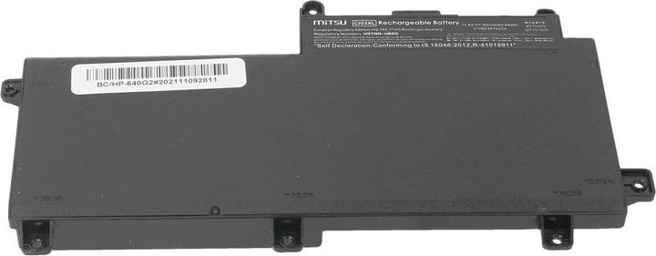 Produktbild Mitsu Akku für HP ProBook 640 G2 3900 mAh (44 Wh) 11 4 Volt (3 Zellen, 3900 mAh)