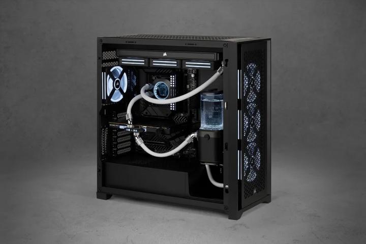 Actual product image Corsair Tubing (soft), XT Softline Mesh White (3m 10/13mm ID/OD) (3 m, Plastic)