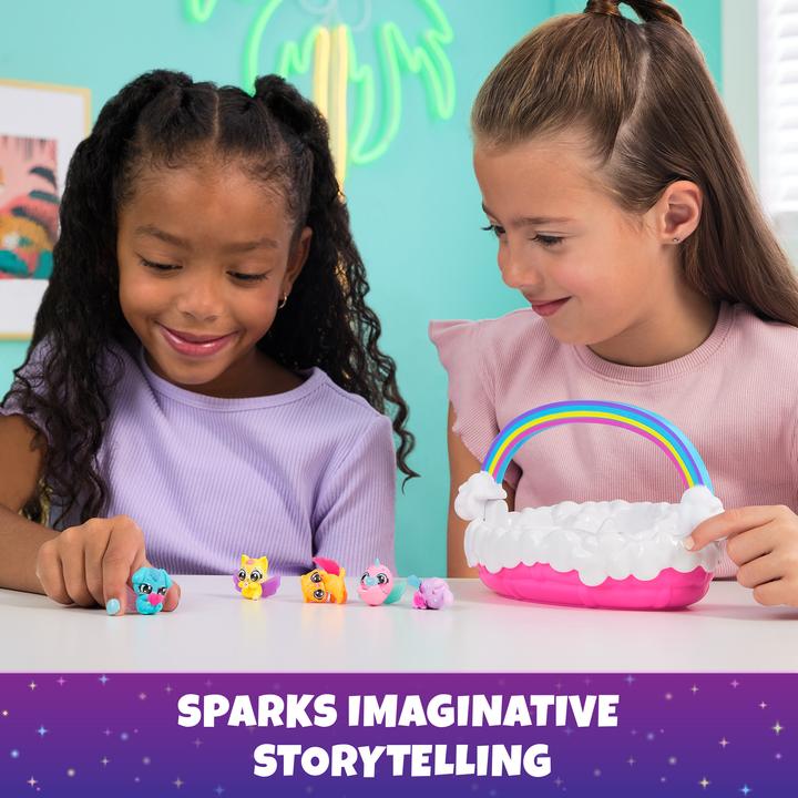 Produktbild Hatchimals EGG COL Hatch Neon Rainbow Basket GML