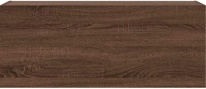 Actual product image VidaXL Brown oak-look bathroom wall cabinet 100x25x40 cm wood-based material (100 x 25 x 40 cm)
