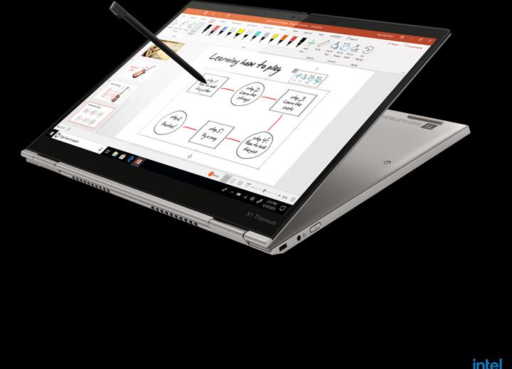 Actual product image Lenovo ThinkPad X1 Titanium Yoga G1 (13.50", Intel Core i5-1130G7, 16 GB, 512 GB, CH)