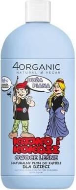 Image du produit 4Organic Kajko i Kokosz Liquide de bain naturel pour enfants Grande mousse 500ml (500 ml, Huile de bain)