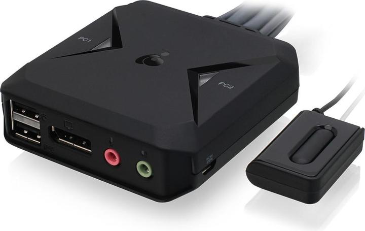 Actual product image Iogear 2 port USB DisplayPort Cable