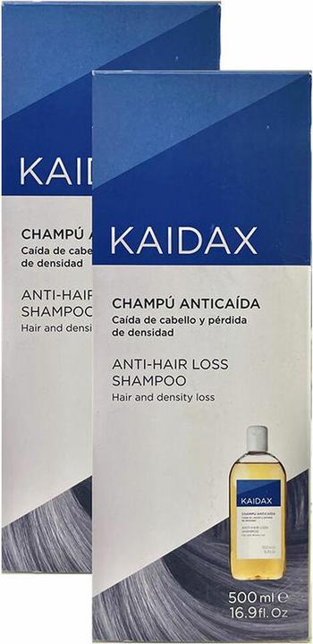 Produktbild Topicrem Kaidax Anti-Haarausfall Shampoo 500ml - 2er-Pack (1000 ml, Flüssiges Shampoo)