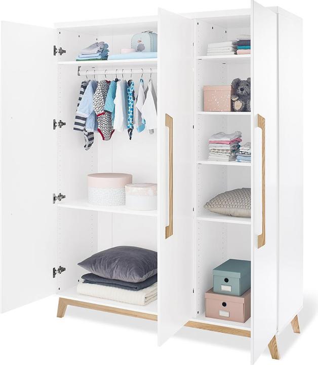 Produktbild Pinolino Riva extrabreit (Babybett, Wickelkommode, Kinderkleiderschrank)
