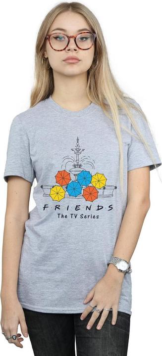 Immagine prodotto Friends Fountain And Umbrellas Maglietta Ampia Donna (3XL)