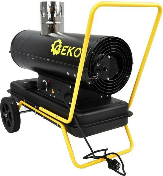 Image du produit GEKO Turbine diesel à air chaud avec extracteur de fumées, 25kW