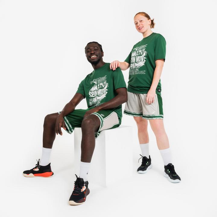 Image du produit Tarmak T-shirt / maillot basketball - TS500 fast Vert (M)
