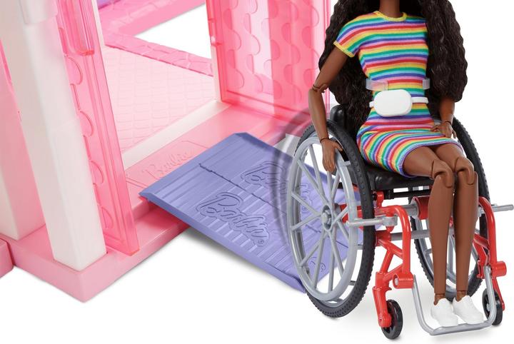 Actual product image Barbie Fashionistas doll (African-American) with wheelchair