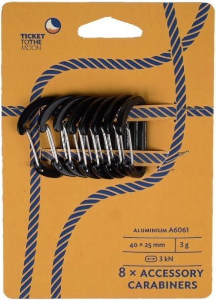 Actual product image Ticket To The Moon TTTM 3kN Karabiner 8er Set